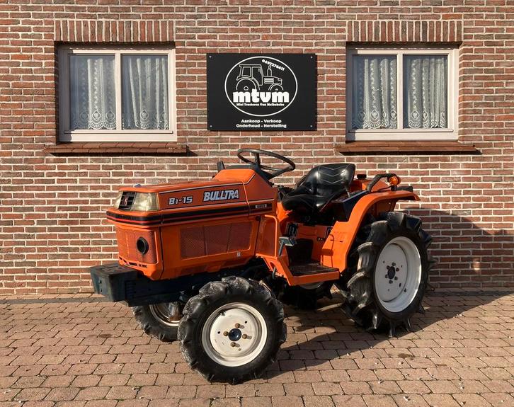 Minitractor Kubota Bulltra B1-15 - 3cilinder - 4x4 - TOP !, Zakelijke goederen, Landbouw | Tractoren, Ophalen of Verzenden