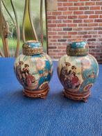 2 antieke chinese gemberpotten, Ophalen