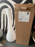 Leonardo vaas 50 cm, Huis en Inrichting, Ophalen of Verzenden, Nieuw, Wit, Glas