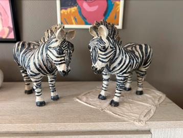 Keramieken Zebra sculpturen (Galerie 57) beschikbaar voor biedingen