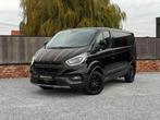 ford transit custom/6-zit/camera/carplay/leder/trekhaak/€6d, Auto's, Ford, Voorwielaandrijving, 4 cilinders, USB, 2500 kg