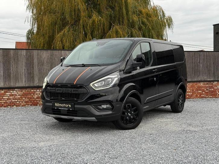 ford transit custom/6-zit/camera/carplay/leder/trekhaak/€6d, Auto's, Ford, Bedrijf, Te koop, Transit, ABS, Achteruitrijcamera
