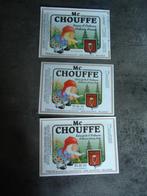 Br.d'Achouffe : 1+1+1 Mc Chouffe bierlabel ( 3) oud, Panneau, Plaque ou Plaquette publicitaire, Duvel, Enlèvement ou Envoi, Neuf