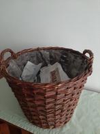 rieten mand, Rond, Enlèvement, Bois, Panier