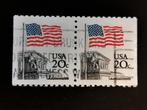 USA 1981 - Drapeau américain et Cour Suprême - paire, Enlèvement ou Envoi, Affranchi, Amérique du Nord