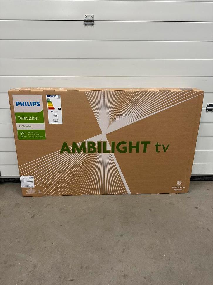 Philips 55” 55PUS8309 - Ambilight (2024) 4K Smart TV, Audio, Tv en Foto, Televisies, Nieuw, LED, 100 cm of meer, 4k (UHD), Philips