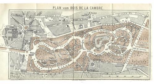 1930 - Bois de la Cambre Bruxelles / Brussel / Kamerenbos, Antiquités & Art, Art | Eaux-fortes & Gravures, Envoi