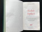 Tragiques Grecs: Eschyle & Sophocle - La Pléiade, Ophalen of Verzenden, Zo goed als nieuw, Echyle & Sophocle