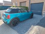 Mini cooper cabrio met John cooper works trim pakket, Auto's, Mini, Voorwielaandrijving, Zwart, Overige kleuren, Cabriolet