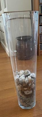 Vase verre 70 cm haut, Glas, Gebruikt, 50 tot 75 cm, Ophalen