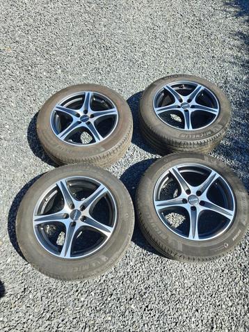 4 jantes ronal 17'' + 4 pneus Michelin 225/55/17 sur Volvo beschikbaar voor biedingen
