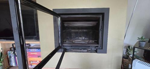 Inbouwhaard, Huis en Inrichting, Haarden, Gebruikt, Houthaard, Ophalen
