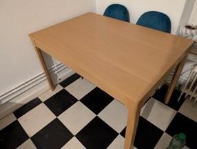 Table, Huis en Inrichting, Tafels | Eettafels, Zo goed als nieuw, 50 tot 100 cm, 100 tot 150 cm, Vijf personen of meer, Rechthoekig