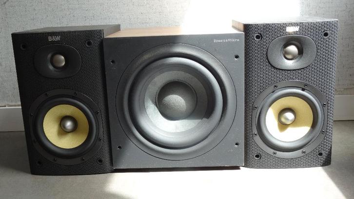 B&W 600 S3 luidsprekers + ASW608 subwoofer Bowers & Wilkins, Audio, Tv en Foto, Luidsprekerboxen, Gebruikt, Complete surroundset