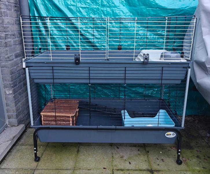 Ferplast konijnenhok L120, Animaux & Accessoires, Rongeurs & Lapins | Cages & Clapiers, Enlèvement