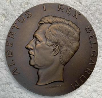 Medaille, penning, Albertus 1, Kon Belg Koloniaal Instituut beschikbaar voor biedingen