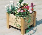 bloembak in hout drukgeimpregneerde grenen 45x45x..., Tuin en Terras, Ophalen of Verzenden, Zo goed als nieuw, Balkon, 60 tot 100 cm