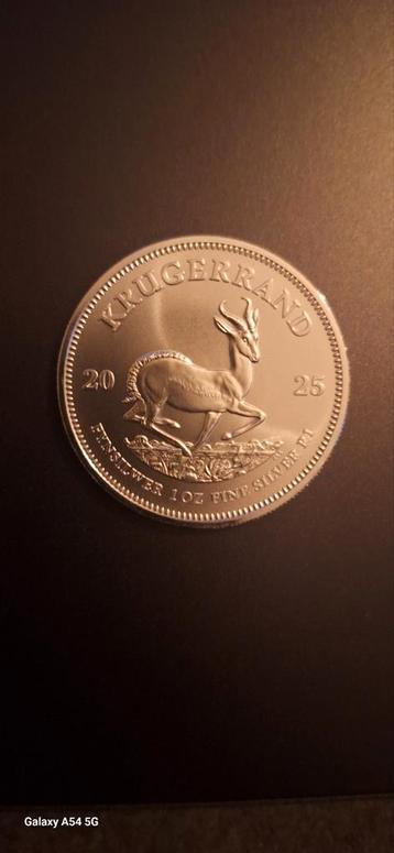 Krugerrand 2025 1oz zilver 999.9(nieuw) beschikbaar voor biedingen