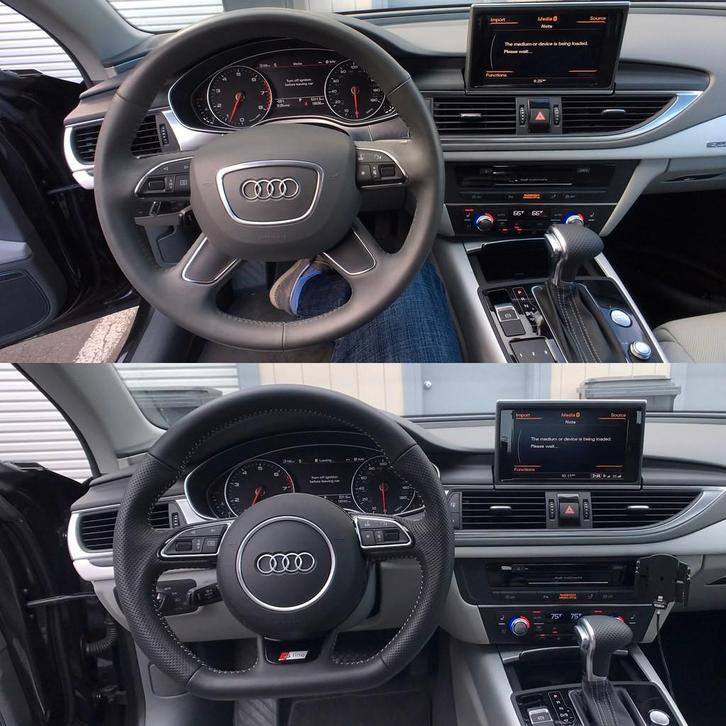 Audi upgrade stuur oud naar nieuw model retrofit S RS S line, Auto-onderdelen, Besturing, Audi, Nieuw, Ophalen of Verzenden