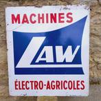 panneau d'affichage en métal pour machines agricoles LAW ca, Utilisé, Enlèvement ou Envoi, Panneau publicitaire
