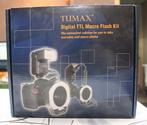 Tumax Digital TTL Macro flash kit voor Canon 72 mm, Audio, Tv en Foto, Canon, Ophalen