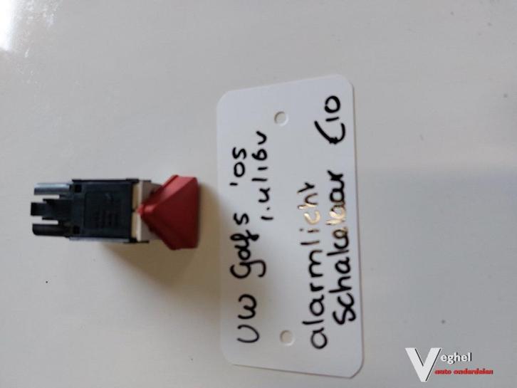 VW Golf 5 1.4/16v alarmlichtschakelaar '05, Autos : Pièces & Accessoires, Tableau de bord & Interrupteurs, Utilisé, Enlèvement ou Envoi