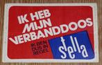 Vintage sticker Stella verbanddoos auto retro autocollant, Verzamelen, Stickers, Auto of Motor, Ophalen of Verzenden, Zo goed als nieuw
