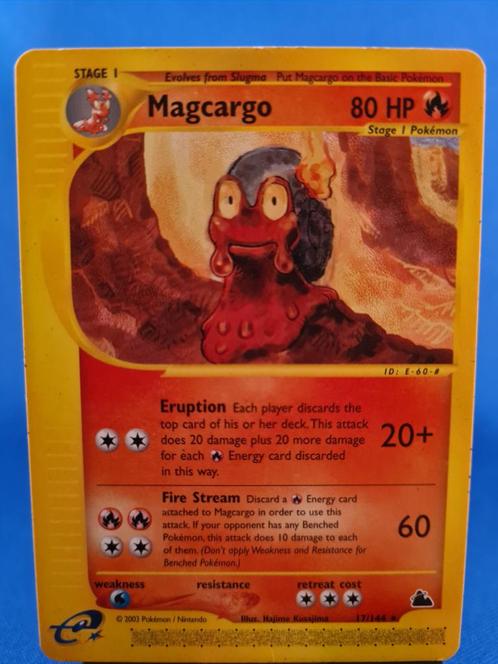 Magcargo 17/144 - Skyridge, Hobby en Vrije tijd, Verzamelkaartspellen | Pokémon, Gebruikt, Verzenden