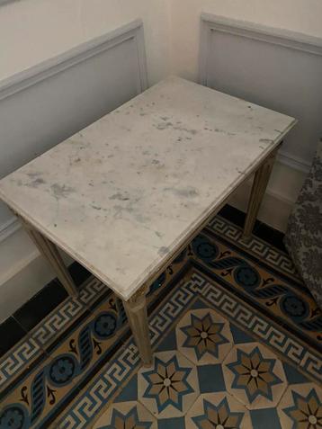 Gueridon recouvrement marbre, Maison & Meubles, Tables | Tables de salon, Enlèvement, Comme neuf