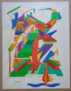 TINUS VAN BAKEL / FIGURATIE / KLEURZEEFDRUK / 66x51cm / SIG, Ophalen of Verzenden