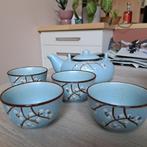 Theekannetje met 4 tasjes te koop, Immo