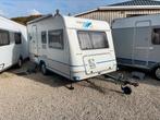 4 persoons Caravan Knaus met stapelbed, Stapelbed, Bedrijf, Treinzit, Luifel