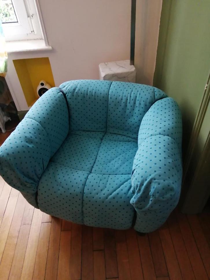 Fauteuil Design de Cini BOERI, Antiquités & Art, Antiquités | Meubles | Chaises & Canapés, Enlèvement