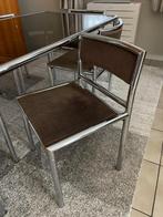 Tafel en stoelen, Maison & Meubles, Tables | Tables à manger, Rectangulaire, 50 à 100 cm, Enlèvement, 150 à 200 cm