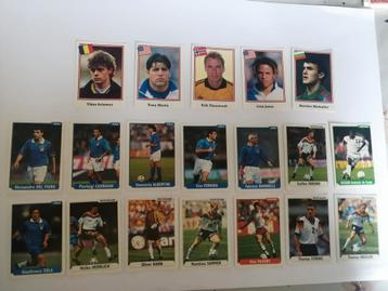 19 oude stickers USA 94+ Eurofoot 96 