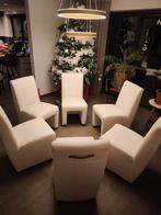 6 belles chaises blanches, Maison & Meubles, Chaises, Enlèvement, Comme neuf