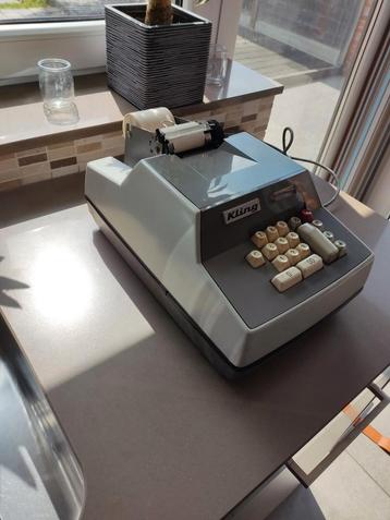 Vintage Kassa printer calculator rekenmachine telmachiine, Zakelijke goederen, Ophalen of Verzenden