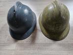 2 Franse helmen, Verzamelen, Ophalen of Verzenden