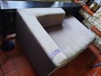 C3haise longe avec coussin a donner, 150 cm of meer, Gebruikt, Stof, Moderne chaise longe