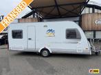 Knaus Azur 500 FU 2007 MOVER + VOORTENT!, Caravans en Kamperen, Caravans, Schokbreker, Rondzit, Vast bed, 5 tot 6 meter