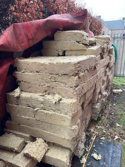 rockwool, Doe-het-zelf en Bouw, Isolatie en Afdichting, Zo goed als nieuw, Vloerisolatie, Steenwol, 12 cm of meer, 15 m² of meer