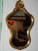 spiegel goudkleurig kader schelp, Maison & Meubles, Accessoires pour la Maison | Miroirs, Comme neuf, Moins de 50 cm, Enlèvement