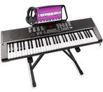 Nieuw piano MAX KB4 beginners keyboard incl. keyboardstandaa, Muziek en Instrumenten, Keyboards, Nieuw, Overige merken, 61 toetsen
