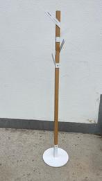 Porte-manteau bois & métal blanc – design épuré, Ophalen, Gebruikt, Staande kapstok, 150 tot 200 cm