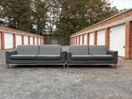 Bankstel Salon 3+2 leer + BEZORGING, Huis en Inrichting, Ophalen of Verzenden, Zo goed als nieuw, Leer