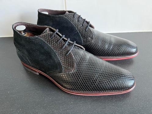 Floris van Bommel herenschoenen maat 7 / 41, Kleding | Heren, Schoenen, Zo goed als nieuw, Veterschoenen, Bruin, Ophalen of Verzenden