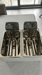 Dubbele friteuse FRITEL grijs, Elektronische apparatuur, Frituurpannen, Ophalen, Zo goed als nieuw