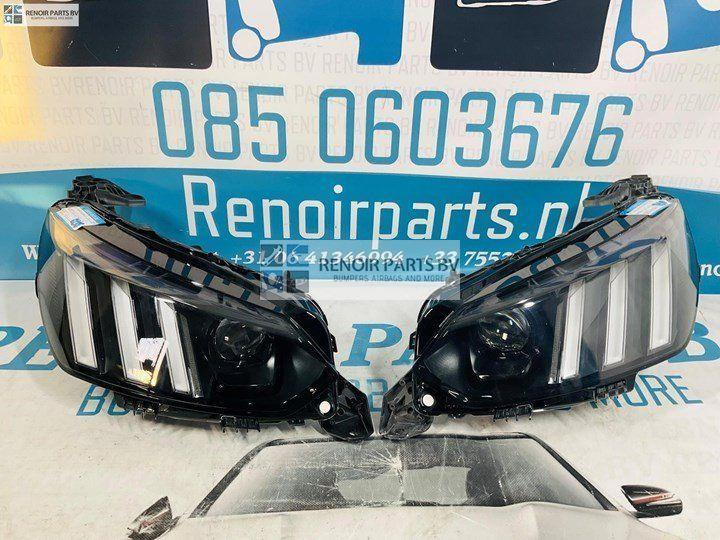 Koplamp Peugeot 208 Full Led 2019-2021 9841642080 9841642180, Auto-onderdelen, Verlichting, Gebruikt, Ophalen of Verzenden