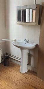 Lavabo’s 5 stuks met zuil gratis op te halen, Ophalen, Gebruikt, 50 tot 100 cm, Minder dan 100 cm