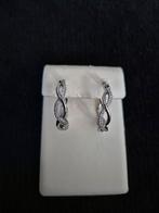 Nieuwe zilveren oorbellen, Met kristal, Nieuw, Ophalen of Verzenden, Zilver